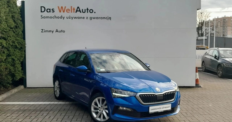 Skoda Scala cena 89900 przebieg: 66707, rok produkcji 2021 z Wyrzysk małe 254